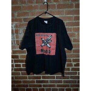 Vintage Y2K Black Label Society Mafia Graphic Shirt Music Rock Adult XXXL 3XL